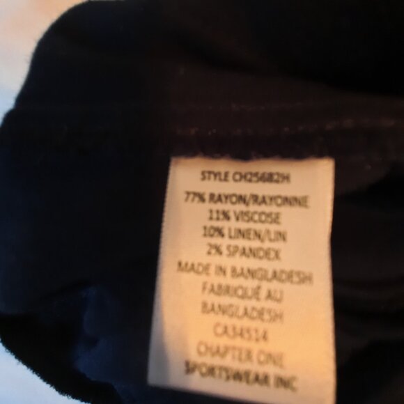 Haver and Blair (London) wide leg trousers, navy blue, classic look - Picture 8 of 8